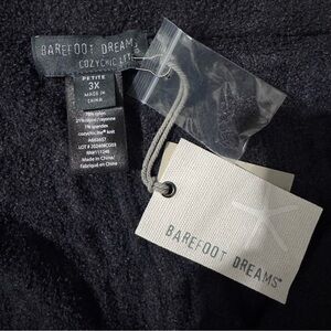 NWT Barefoot Dreams CozyChic Lite Charcoal gray wide leg pants size 3XL Petite